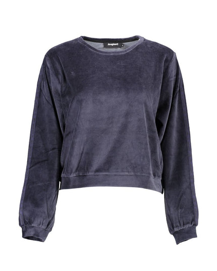 Desigual Blue Cotton Sweater