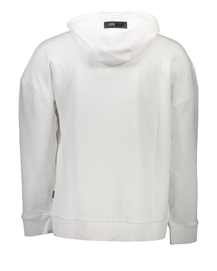Plein Sport White Cotton Men Sweater