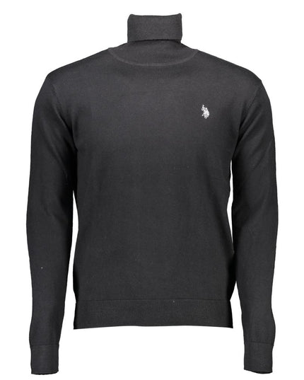 U.S. POLO ASSN. Black Cotton Sweater