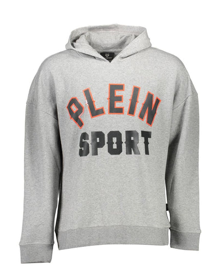 Plein Sport Gray Cotton Sweatshirt