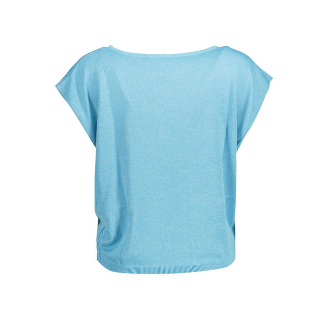 Kocca Blue Polyester Women T-Shirt