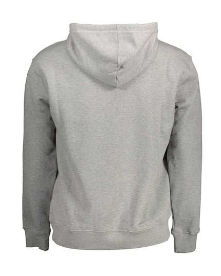 North Sails Gray Cotton Men Sweater
