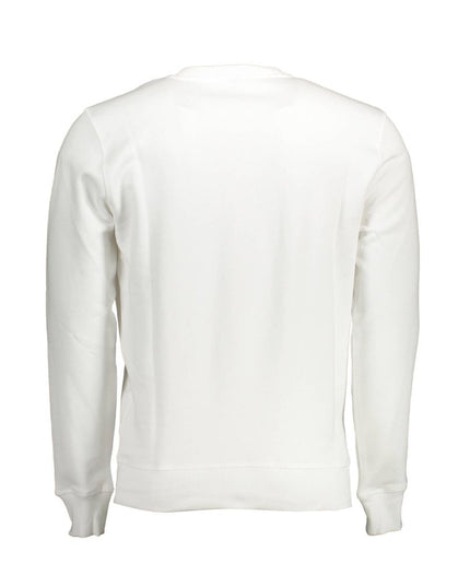 North Sails White Cotton Men Sweater