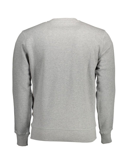 North Sails Gray Cotton Men Sweater