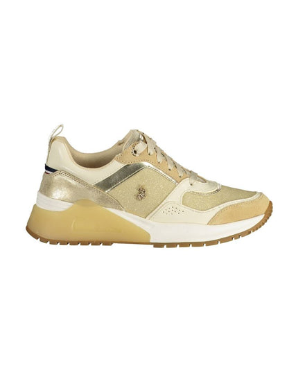 U.S. POLO ASSN. Gold Polyester Sneaker