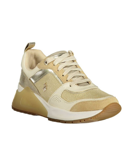 U.S. POLO ASSN. Gold Polyester Sneaker