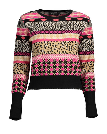 Desigual Black Polyester Sweater