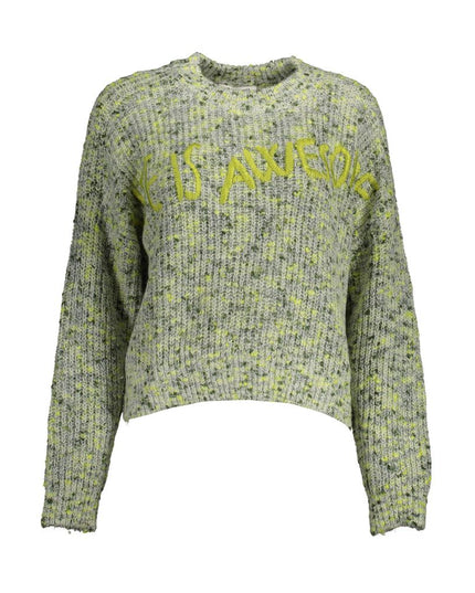 Desigual Green Polyester Sweater