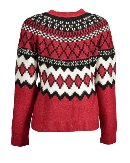 Desigual Red Polyester Sweater