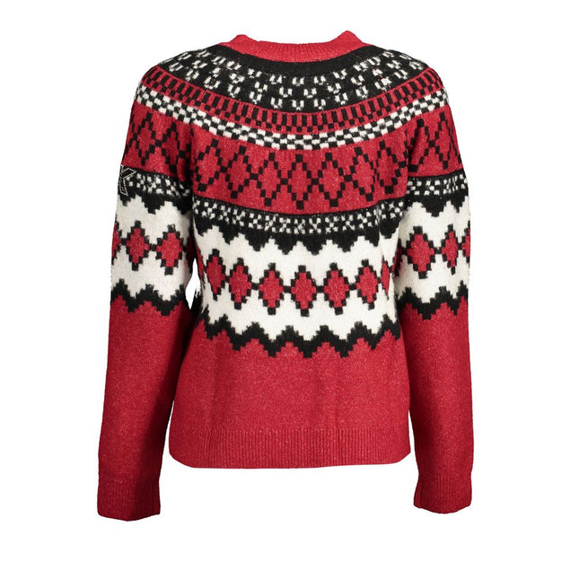 Desigual Red Polyester Sweater
