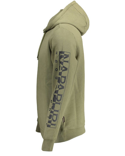 Napapijri Green Cotton Men Sweater