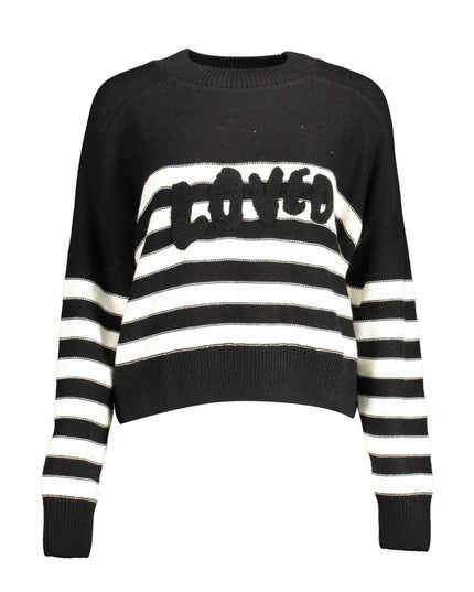 Desigual Black Cotton Sweater