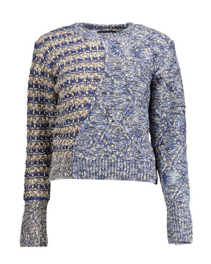 Desigual Blue Polyester Sweater