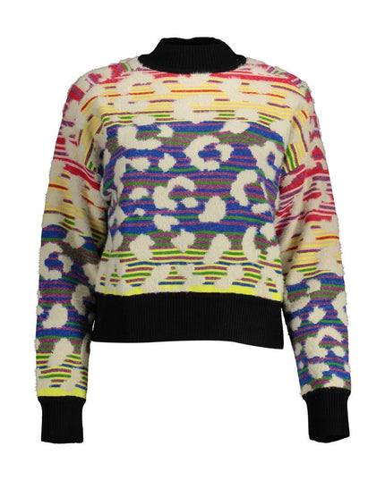 Desigual Blue Polyester Sweater