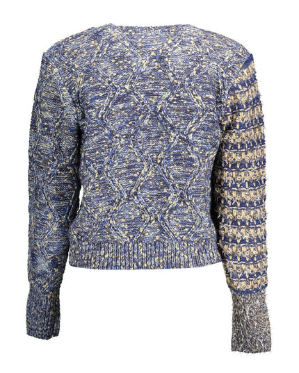 Desigual Blue Polyester Sweater