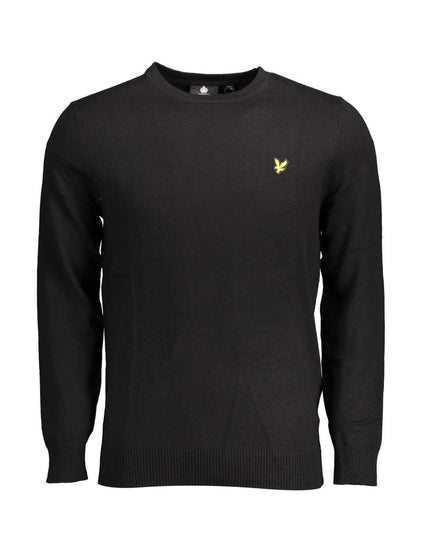 Lyle & Scott Black Cotton Sweater