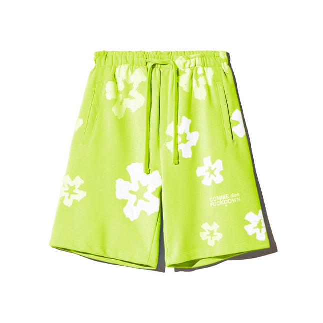 Comme Des Fuckdown Green Cotton Short