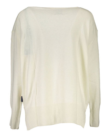 North Sails White Wool Sweater