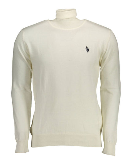 U.S. POLO ASSN. White Cotton Sweater
