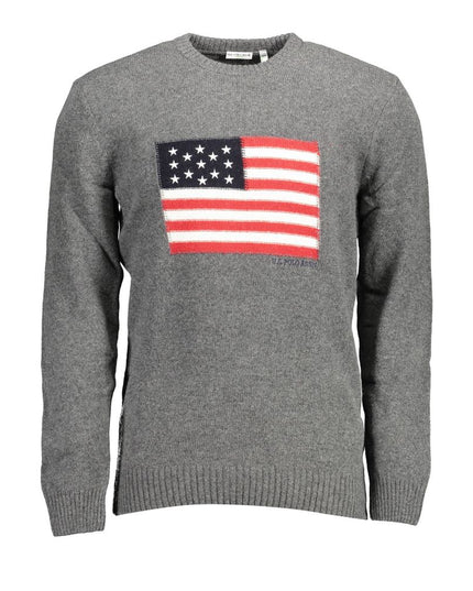 U.S. POLO ASSN. Gray Wool Sweater