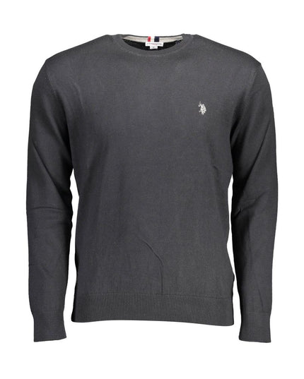 U.S. POLO ASSN. Black Cotton Sweater