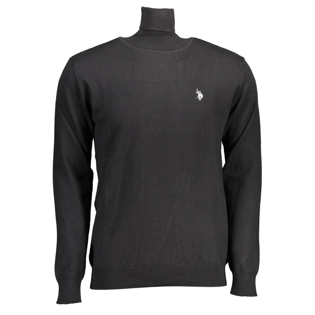 U.S. POLO ASSN. Black Cotton Sweater