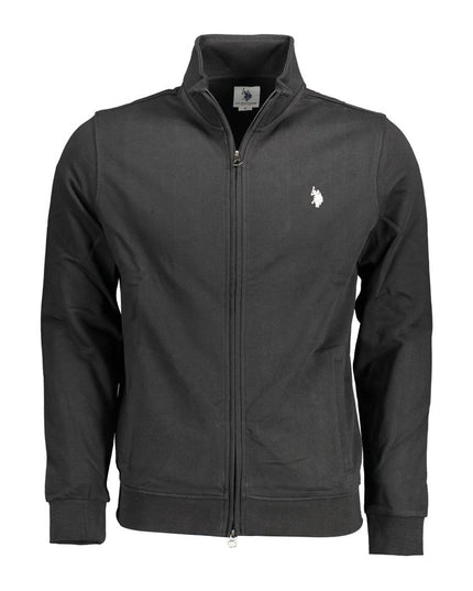 U.S. POLO ASSN. Black Cotton Men Sweater