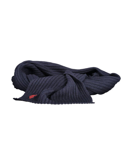 U.S. POLO ASSN. Blue Wool Scarf