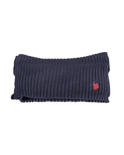 U.S. POLO ASSN. Blue Wool Scarf