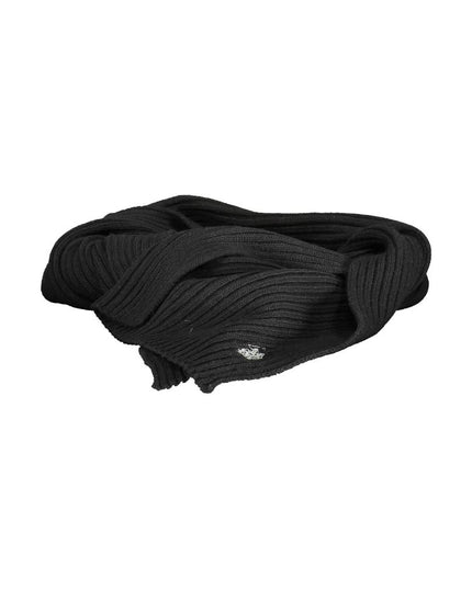 U.S. POLO ASSN. Black Wool Scarf