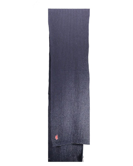 U.S. POLO ASSN. Blue Wool Scarf