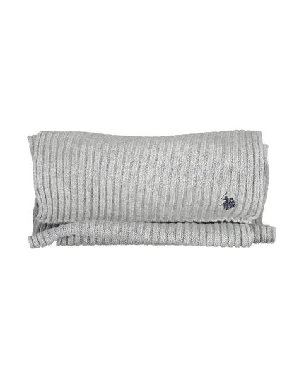 U.S. POLO ASSN. Gray Wool Scarf