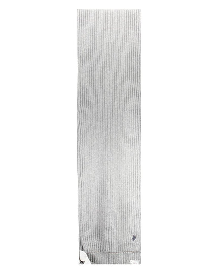 U.S. POLO ASSN. Gray Wool Scarf