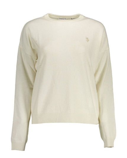 U.S. POLO ASSN. White Wool Sweater