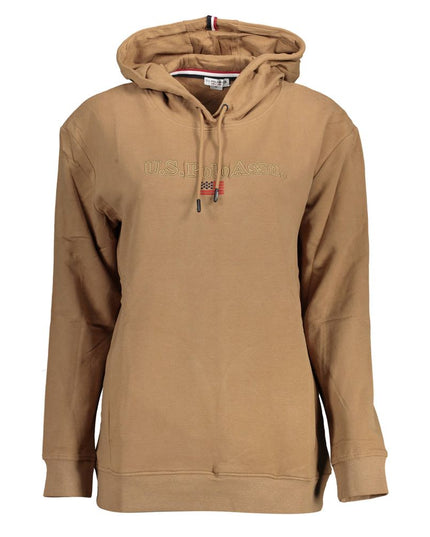 U.S. POLO ASSN. Brown Cotton Women Sweater