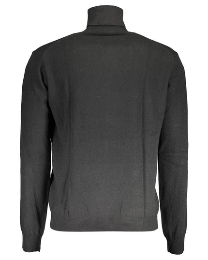 La Martina Black Wool Sweater