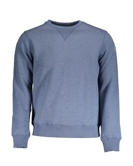 North Sails Blue Cotton Men Sweater