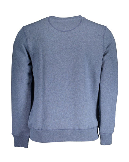 North Sails Blue Cotton Men Sweater