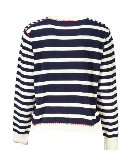 Desigual Blue Cotton Sweater