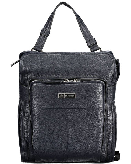 La Martina Blue Polyethylene Backpack