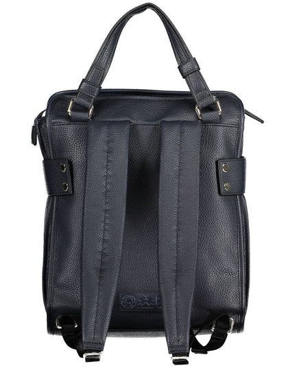 La Martina Blue Polyethylene Backpack