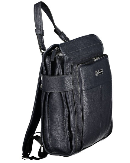 La Martina Blue Polyethylene Backpack