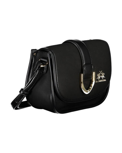 La Martina Black Polyethylene Handbag