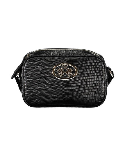 La Martina Black Polyethylene Handbag