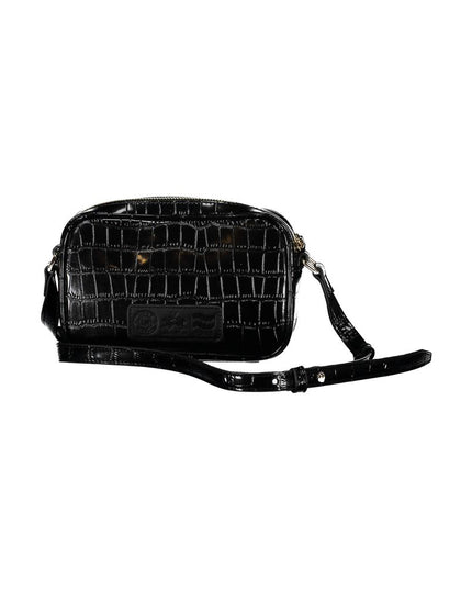 La Martina Black Polyethylene Handbag