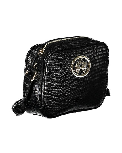 La Martina Black Polyethylene Handbag