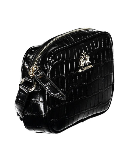 La Martina Black Polyethylene Handbag