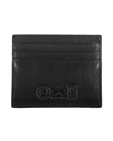 La Martina Black Leather Wallet