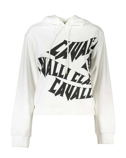 Cavalli Class White Cotton Women Sweater