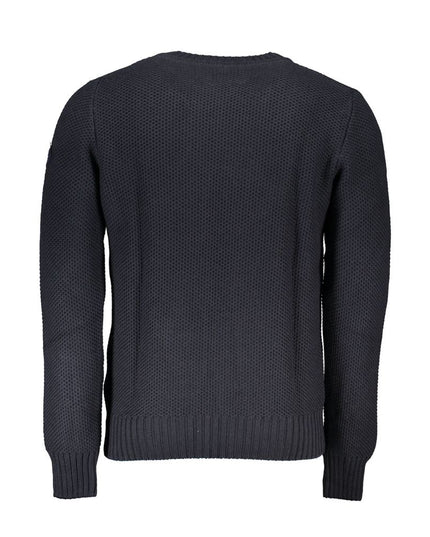 North Sails Blue Cotton Men Sweater